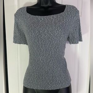JH Collectibles - Denim toned knit top - Size S